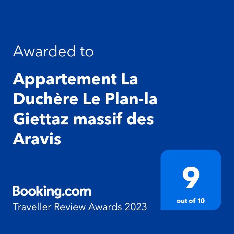 Appartement La Duchere Le Plan-La Giettaz Massif Des Aravis Экстерьер фото